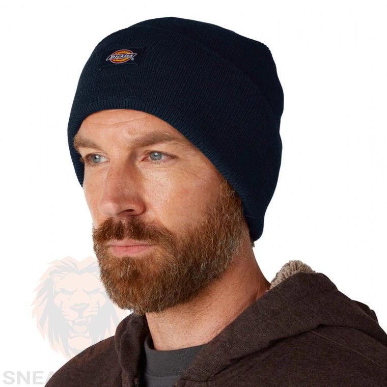 Шапка Dickies Cuffed Knit Beanie navy blue WH201 DN